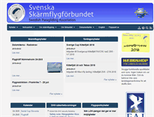 Tablet Screenshot of paragliding.se