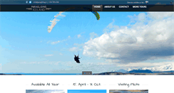 Desktop Screenshot of paragliding.is