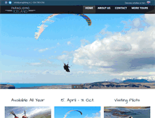 Tablet Screenshot of paragliding.is